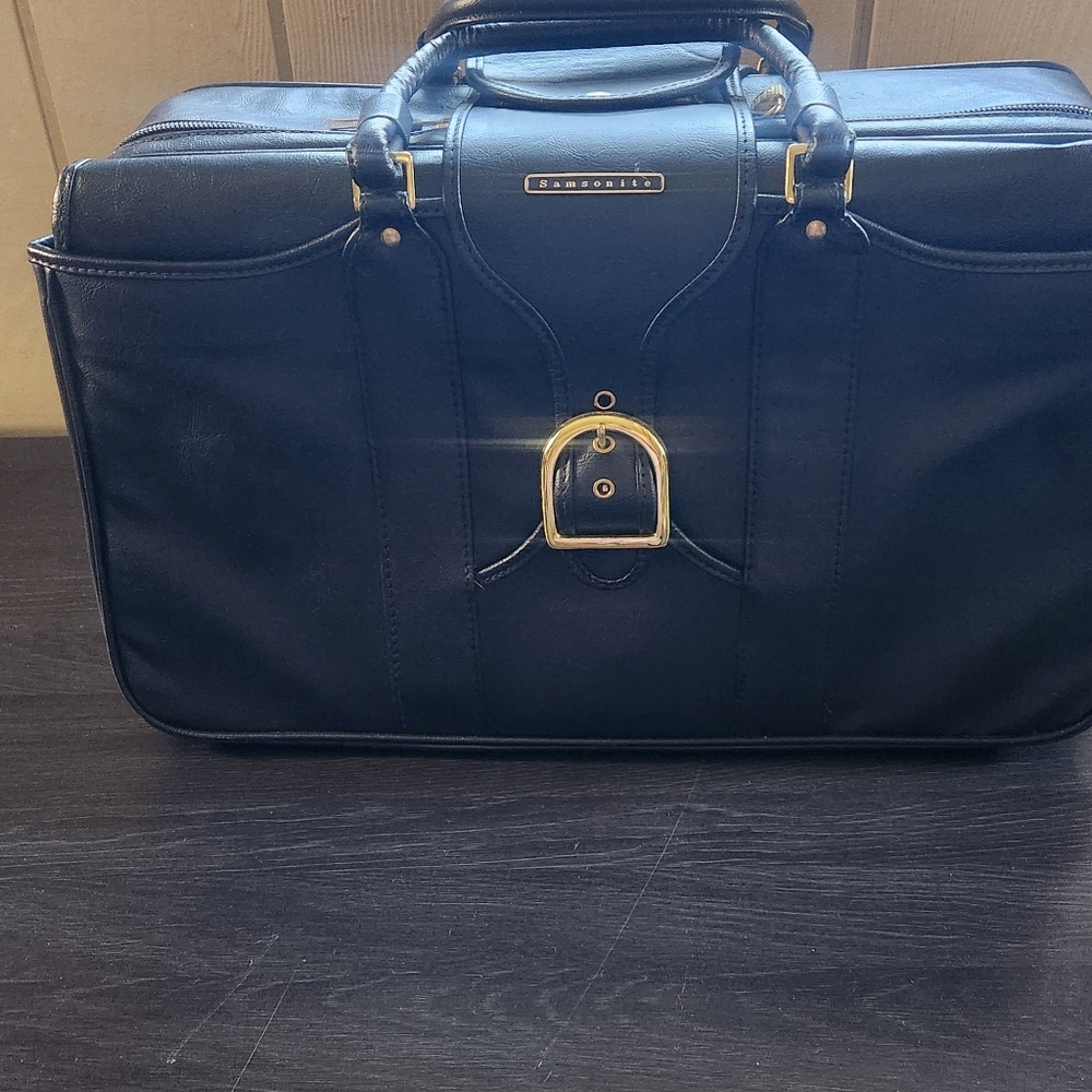 Black Samsinite Leather Men's Bag - Picture 12 of 14